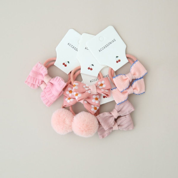 10 kpl elastinen kuminauha hiussolmiot Bowknot 3 3 3