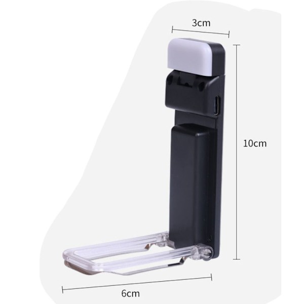 Bogklips Lampe Læselampe 01-SORT 01-SORT 01-Black