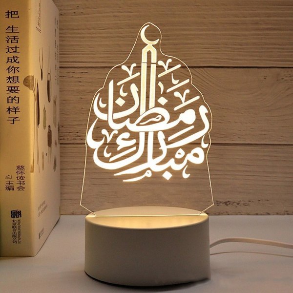 Akryl nattljus 3D LED-ljus L L L