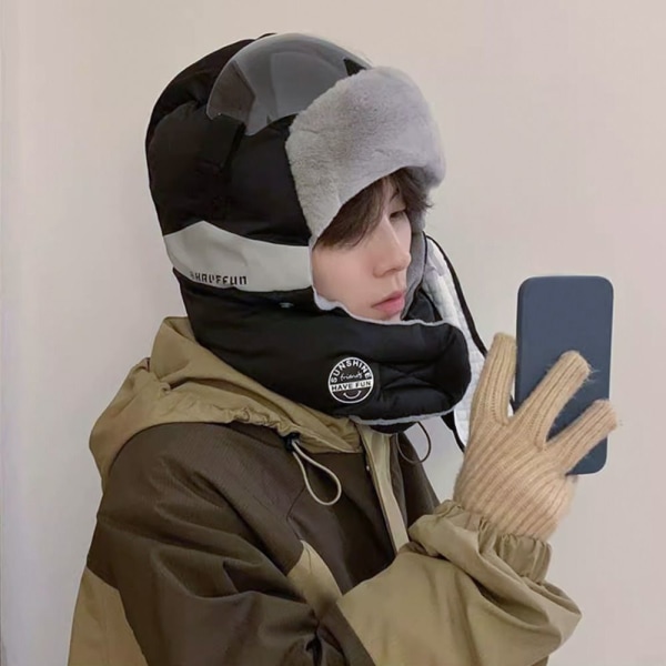 Öronlapp Hattar Bomberkeps CAP Light grey