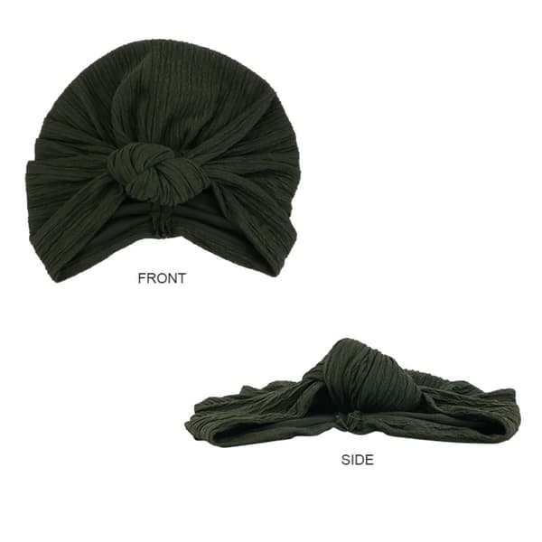 Turbanluer Forhåndsbundet Hette HVIT White