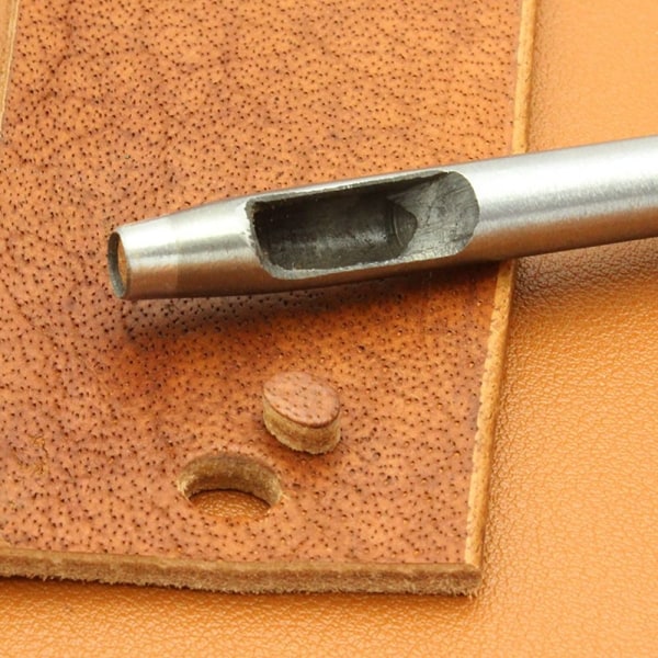 1 stk Læder hulmaskine Oval hulmaskine 3X8MM 3X8MM 3x8mm