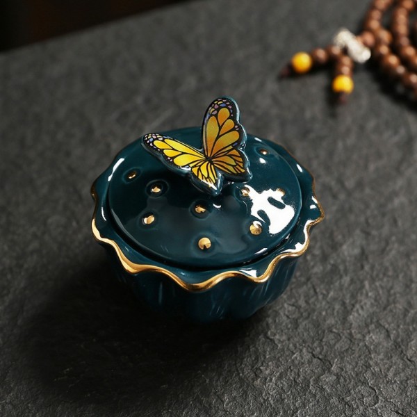 Butterfly Tea Jar Keramiske Krukker 2 2 2