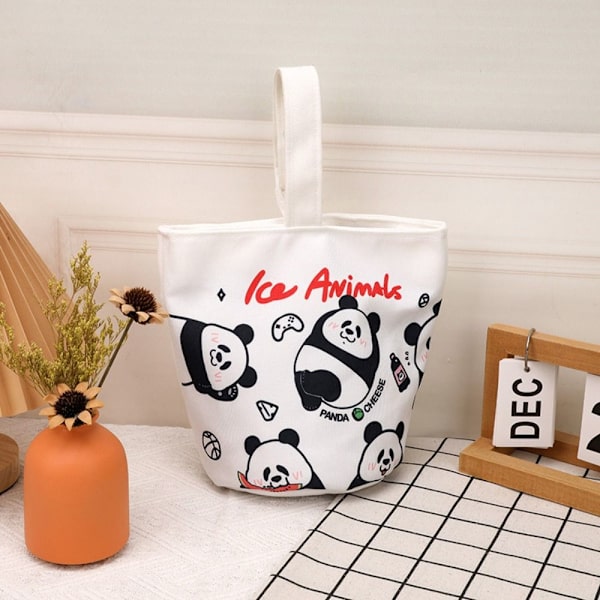 Panda Bucket Handbag Matpakke 5 5 5