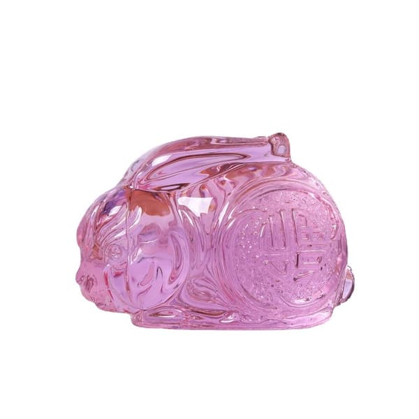 Krystal Kanin Ornament Boligdekoration og Tilbehør E E E