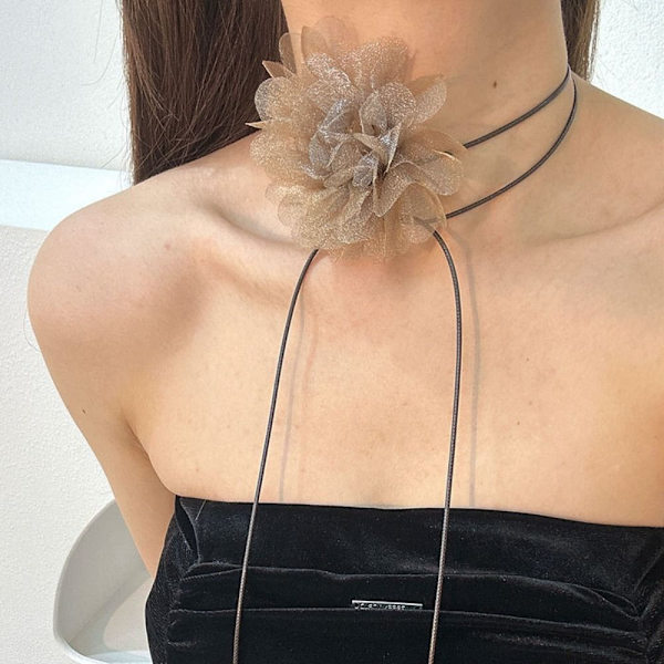 Flower Choker Choker Halsband 1 1 1