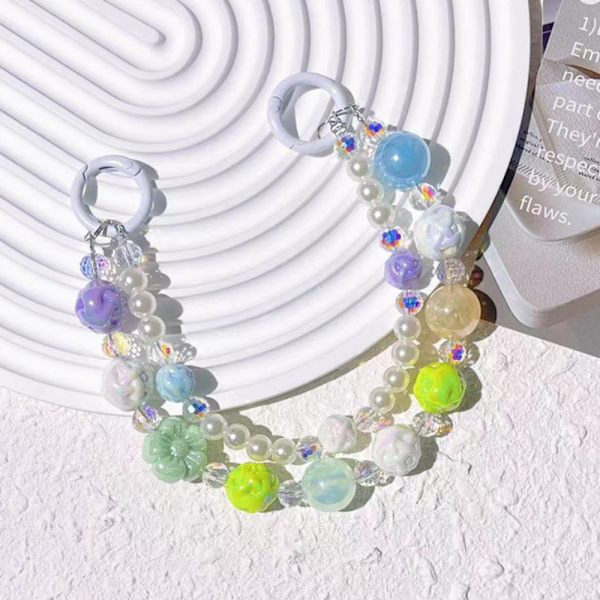 Beaded nyckelring telefonkedja 05 05 05
