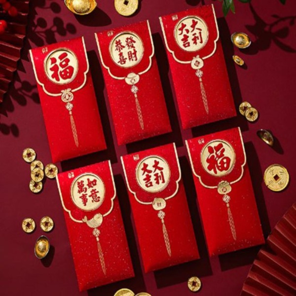 New Year Money Red Envelope 2024 Dragon Year universal punainen laukku 03