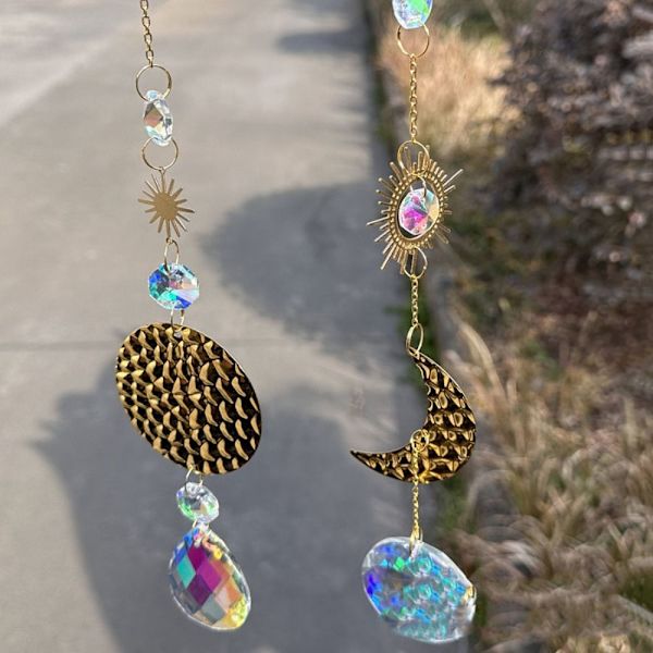 Crystal Sun Catchers Rainbow Prisms riipus A A A
