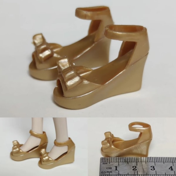 1/6 Doll Shoes Korkokengät Kengät 7 7 7