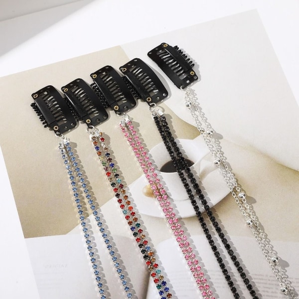 Crystal Chain Hårnål Dangle Hårnål G G G