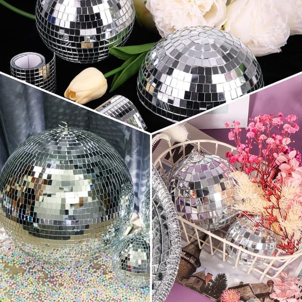 Mosaikplattor Discoplattor SILVER 3200ST silver 3200pcs-3200pcs