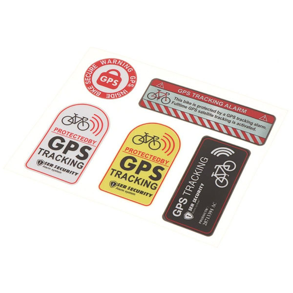 GPS Sporing Alarm Sticker Refleks Advarsel Sticker