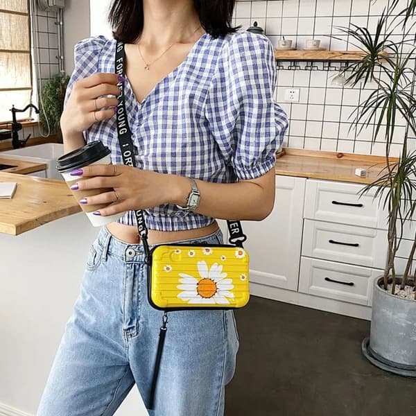 Firkantet æsketaske Skuldertaske 2 2 2