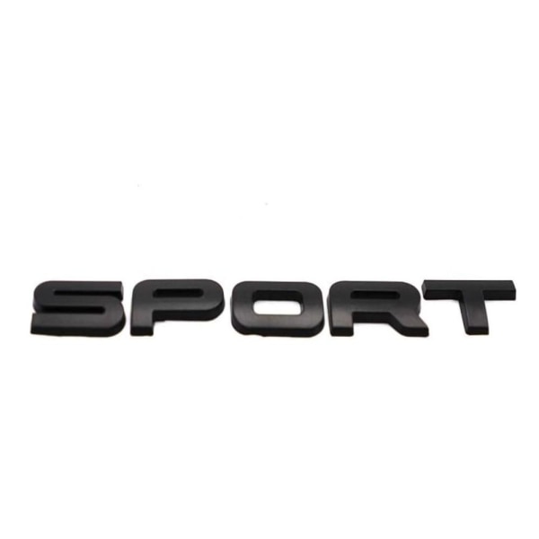 Sport Letter Emblem Bil sidoskärm Bakkoffert Bildekal RÖD Red Black
