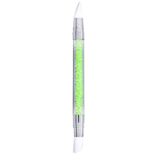 Neglekunst Silikone Pen Dobbelt Tip Dotting Pen GRØN Green