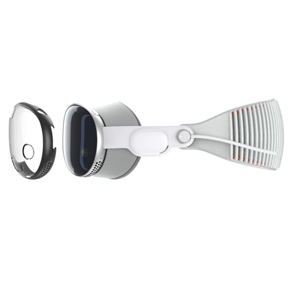 VR Headset Skyddsfodral AR Glasögon Skydd VIT White