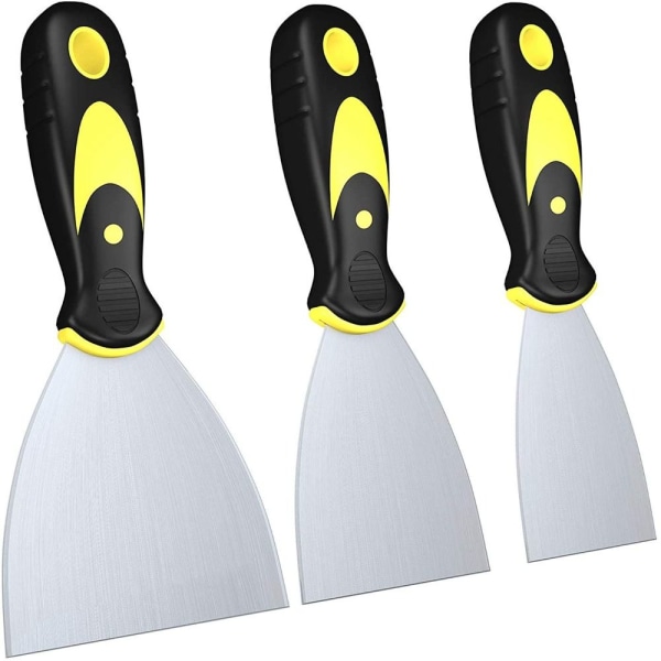 3 stk Kittblader Skrapere Spackle Blades Metallskrapeverktøy