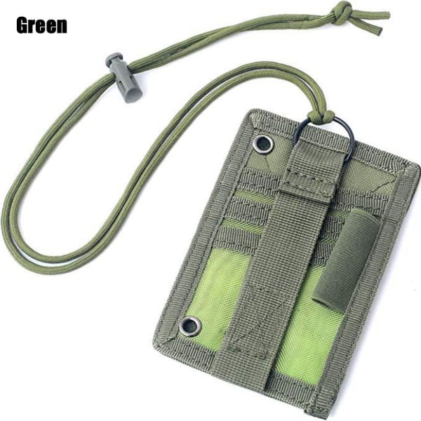 Hunting ID-hållare Molle Tactical Pouch GRÖN Green