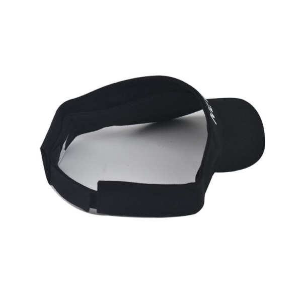 Broderi Visir Kepsar Solskydd Hattar SVART black
