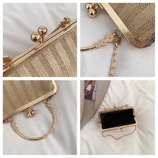 Skuldertaske Aftentaske KHAKI khaki