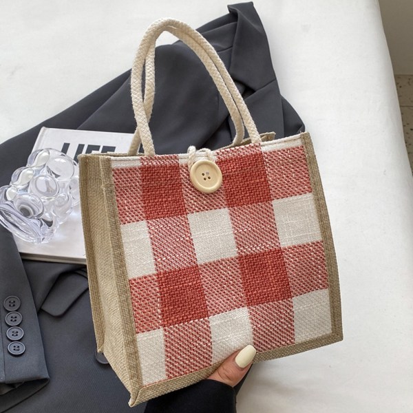 Matposer Tote Bag RØD KNAPP KNAPP red Button-Button