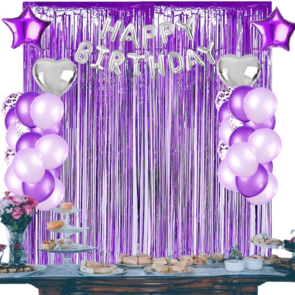 Födelsedag dekorationer Party Supplies Set Happy Brthday Banner