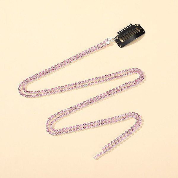 Crystal Chain Hårnål Dinglar Hårnål D D D
