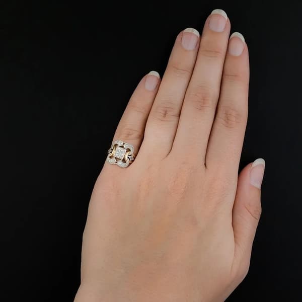Zirkon Hale Ring Bred Kant Ringer 9 9