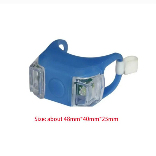 Nattalarmlys LED-blits Forsiktig-lampe BLÅ Blue