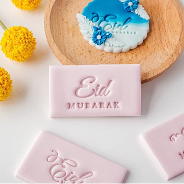 Eid Fondant Kakeform Bokstaver Preget Kake Stemplet QA1226