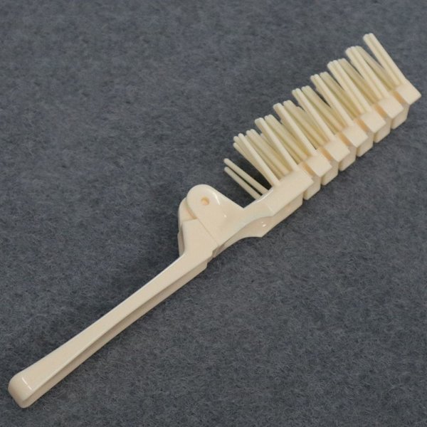 Folding Comb Massasje Hårbørste SVART black