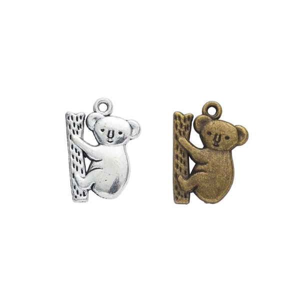 Bear Charms Søt Koala Charms Koala Bear Animal Anheng