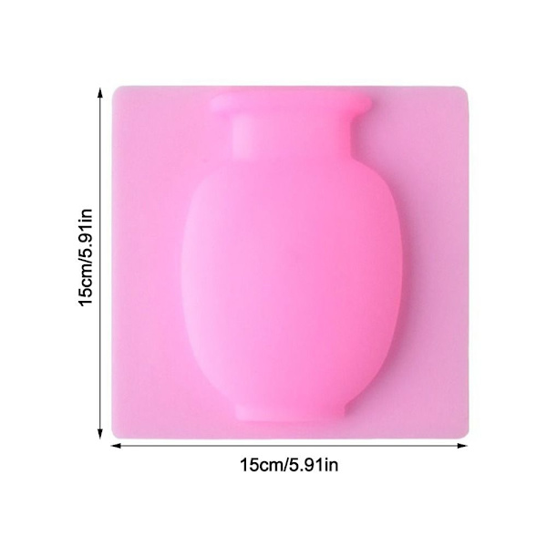 Silikon Blomstervase Sticky Vase PINK-B PINK-B Pink-B