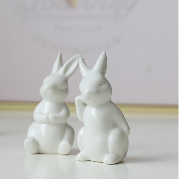 Påskharefigurer Kaninskulptur E E E