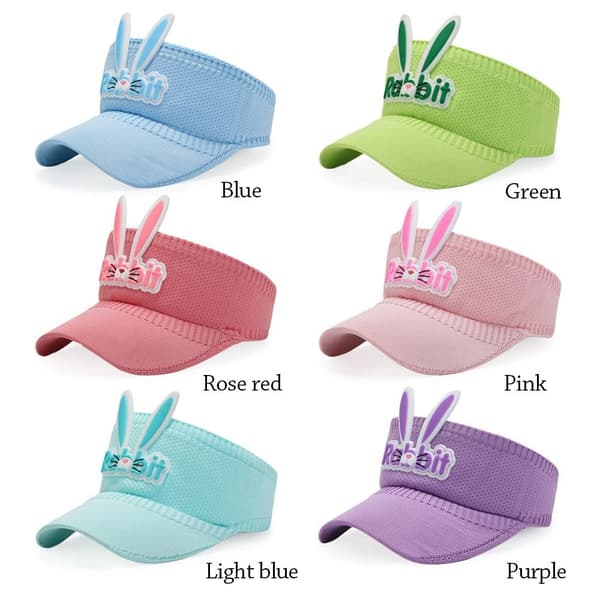 Solhatt Sommer Visirer ROSA Pink