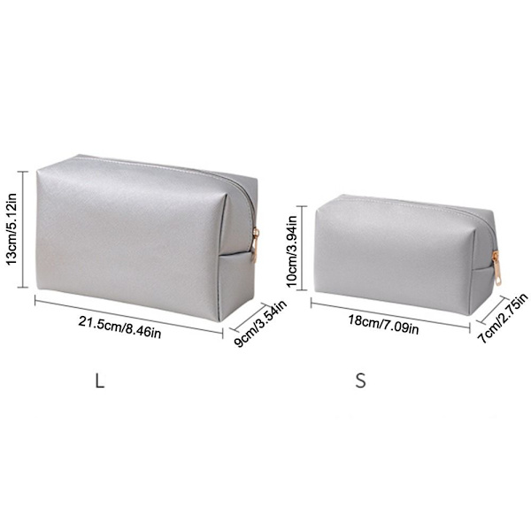 Make Up Taske Kosmetiktaske HVID L White L