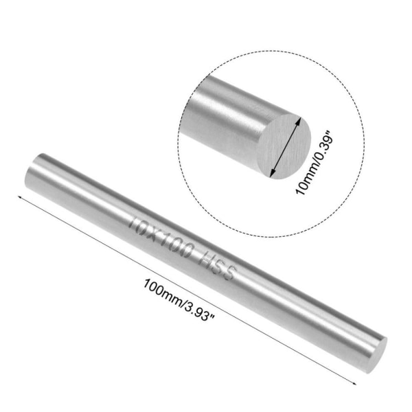 2 kpl Kiinteät pyöreät tangot Linear Motion Shaft -sorvitangon varastotyökalu