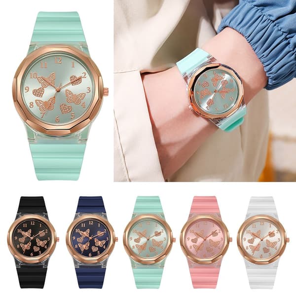 Dameur Quartz Armbåndsur BLÅ blue