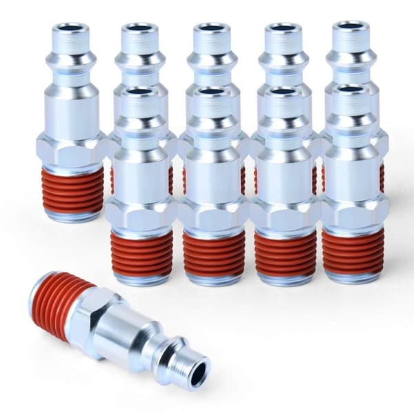 10-pack NPT hane industriell luftplugg 1/4'' pneumatiska pluggar luft