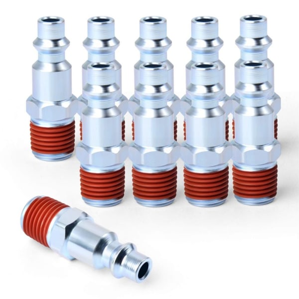 10 Pack NPT Uros Industrial Air Plug 1/4" pneumaattiset tulpat Air