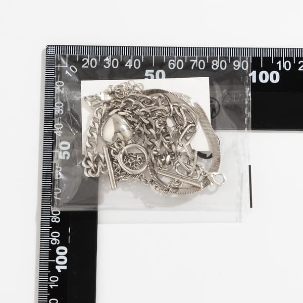 Cool Metal Love Hänge Ormbenskedja SILVER Silver