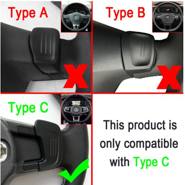 1 par Ratt Paddle Shifter Gear Shift Extension SVART Black