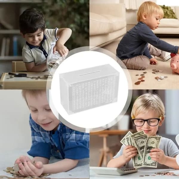Sparebøsse med teller, spareboks 5000 5000