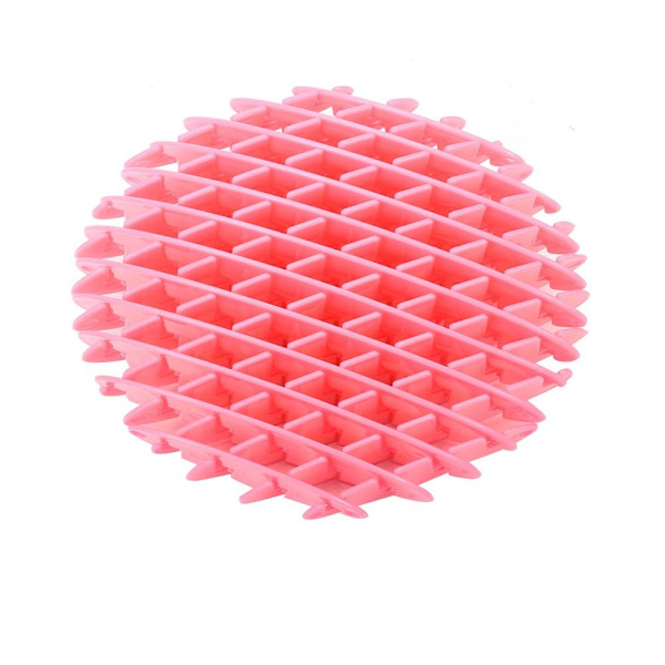 Worm Big Fidget -lelu 3D- printed elastinen mesh , PINK pink