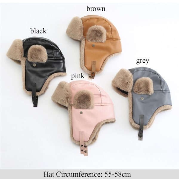 Trapper Hat Mössa ROSA pink