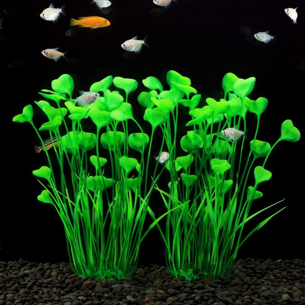 2 STK kunstige vandplanter akvarieplanter A A A