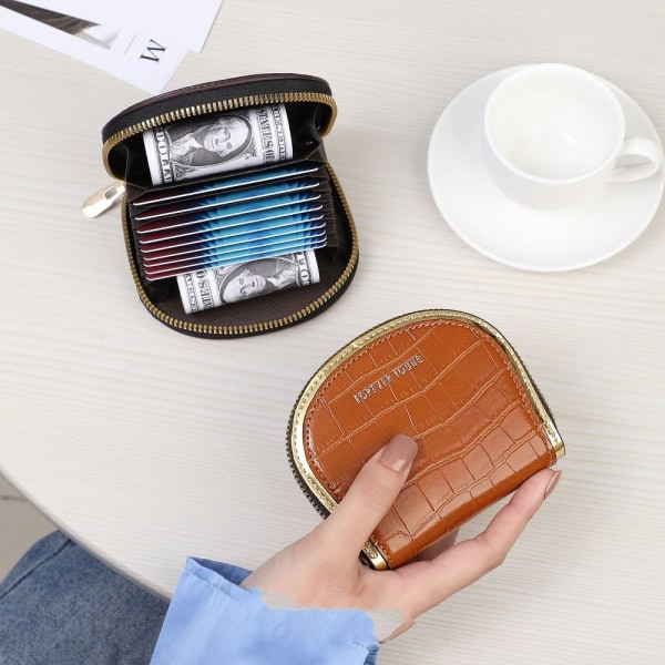 Mini Card Wallet ID-kortholder BRUN brown