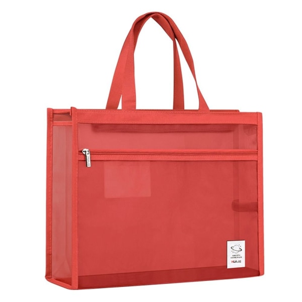 Mesh vetoketjullinen pussipussi Läpinäkyvä viilalaukku VÄRI 5 VÄRI 5 Color 5