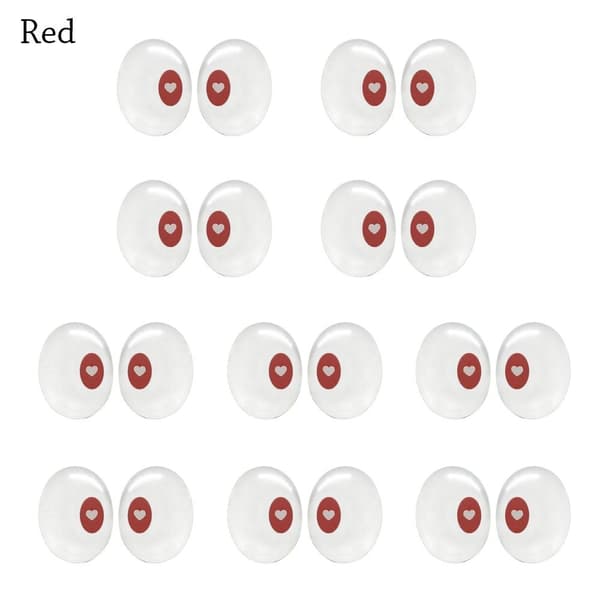 Säkerhetsögon Dockhantverk RÖD Red